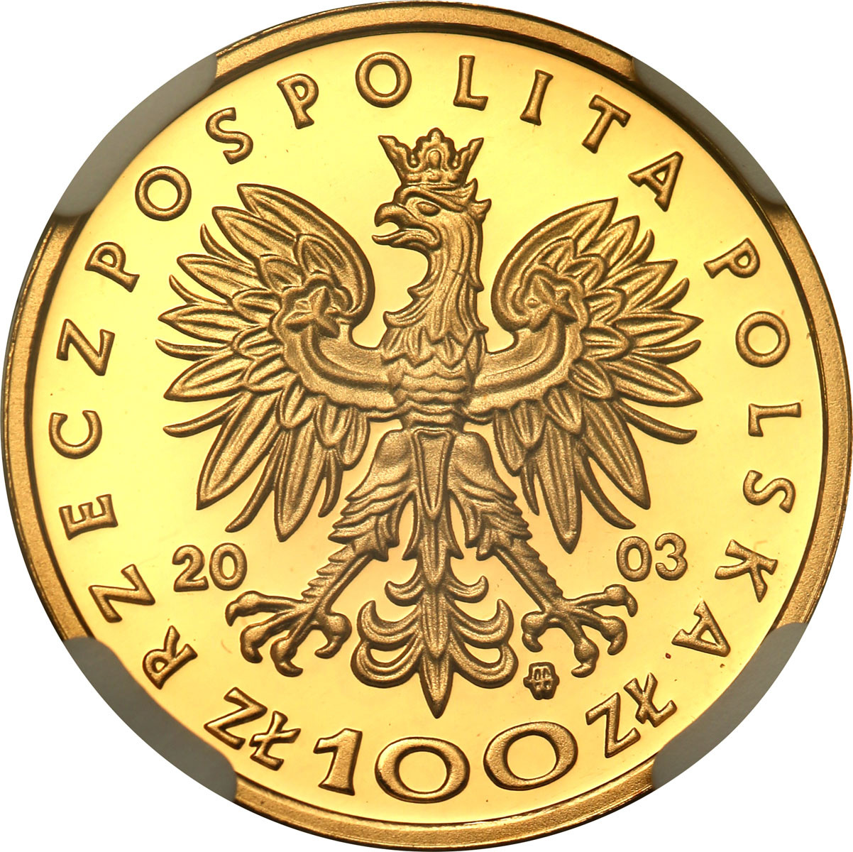 III RP. 100 złotych 2003 Stanisław Leszczyński NGC PF69 ULTRA CAMEO (2 MAX)
